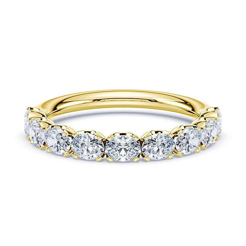 EF Collection Half Pave Diamond Twist Bracelet