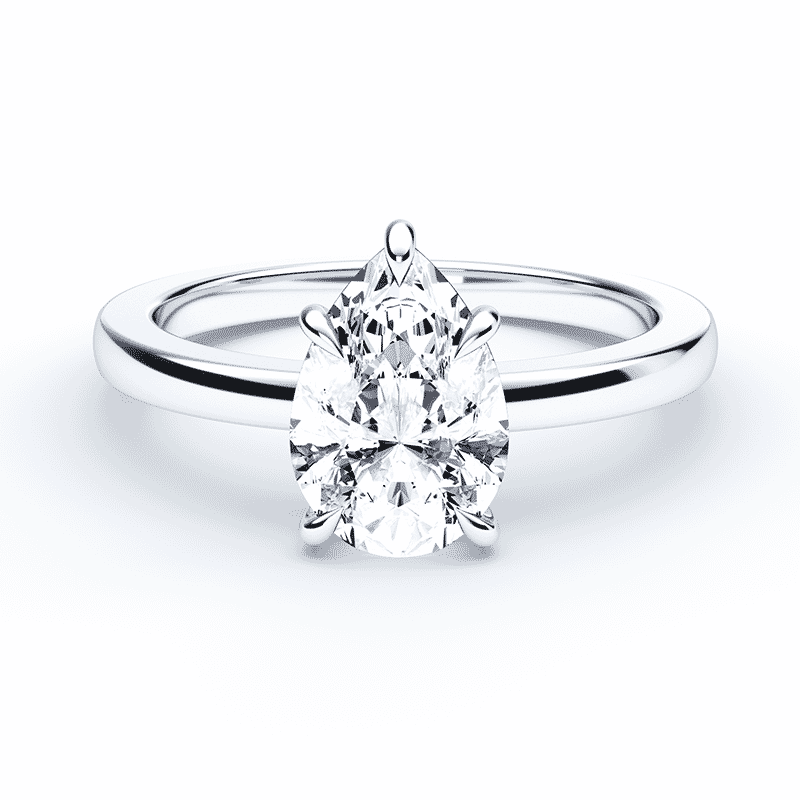 Pear Shaped Engagement Ring (Setting Only)