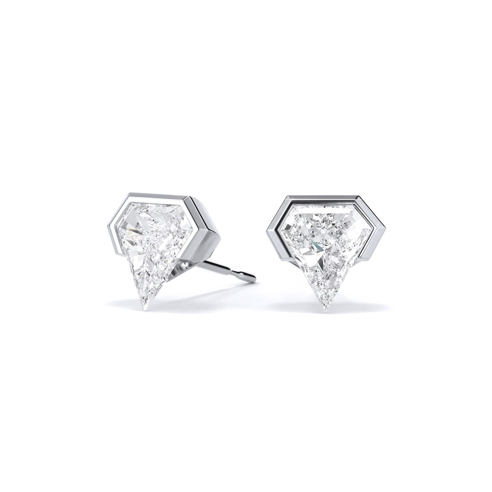 Novello-Collection 0.65 CT. Center and 2.90 CT. T.W. Lab Grown Diamond  Earrings In 14K Gold